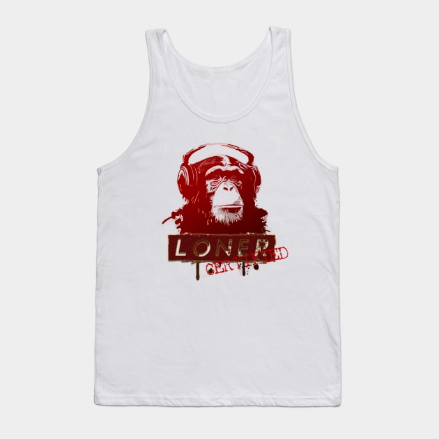 Certified Loner Tank Top by FunnyBearCl